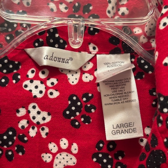 Adonna Women's Flannel Pajama Set - Picture 3 of 5